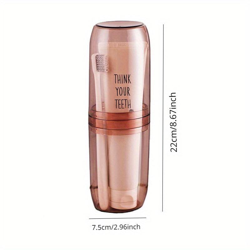 Travel Toothbrush Storage Box Gargle Cup Toothpaste Holder