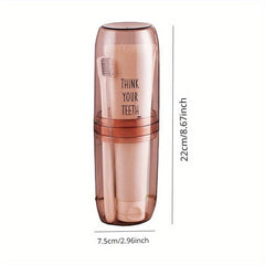 Travel Toothbrush Storage Box Gargle Cup Toothpaste Holder