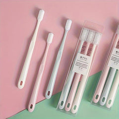 3pcs Soft Manual Toothbrushes for Sensitive Teeth Gums