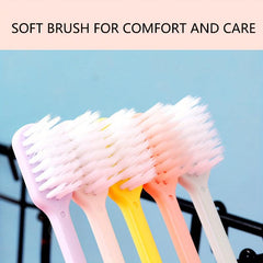 10pcs Soft Bristle Manual Toothbrushes Oral Care Adults Home Daily Cleaning