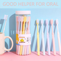 10pcs Soft Bristle Manual Toothbrushes Oral Care Adults Home Daily Cleaning