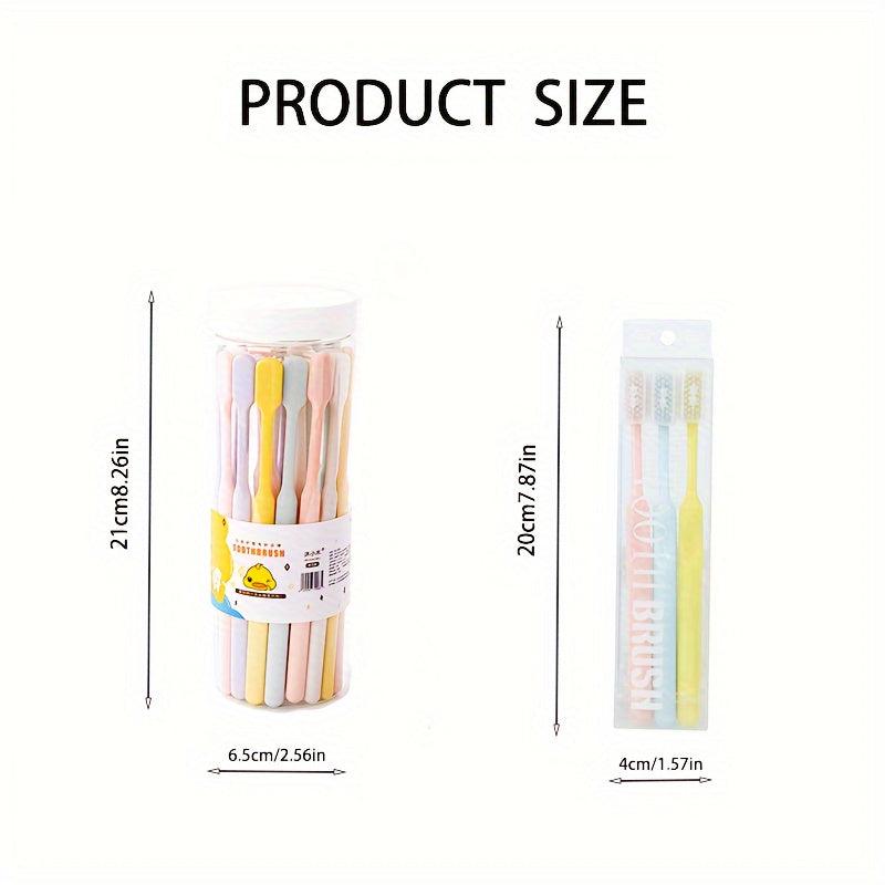 10pcs Soft Bristle Manual Toothbrushes Oral Care Adults Home Daily Cleaning