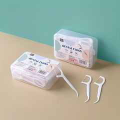 50pcs High Tension Individually Packed Dental Floss Sticks