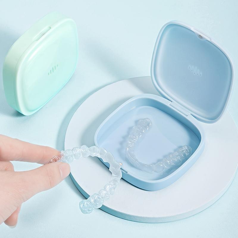 Denture Braces Bath Case Cup Box Holder | False Teeth Storage Container