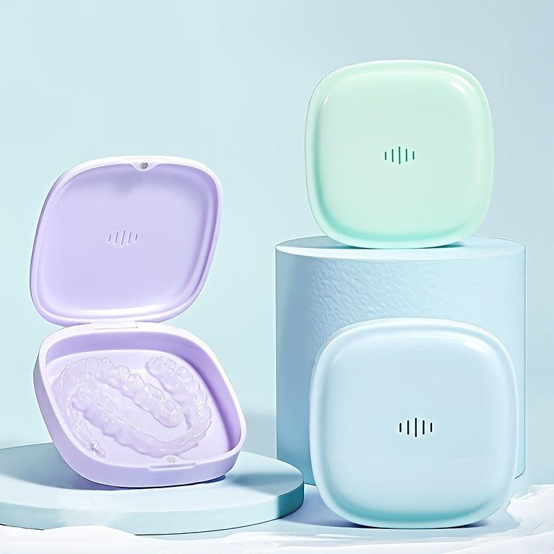 Denture Braces Bath Case Cup Box Holder | False Teeth Storage Container
