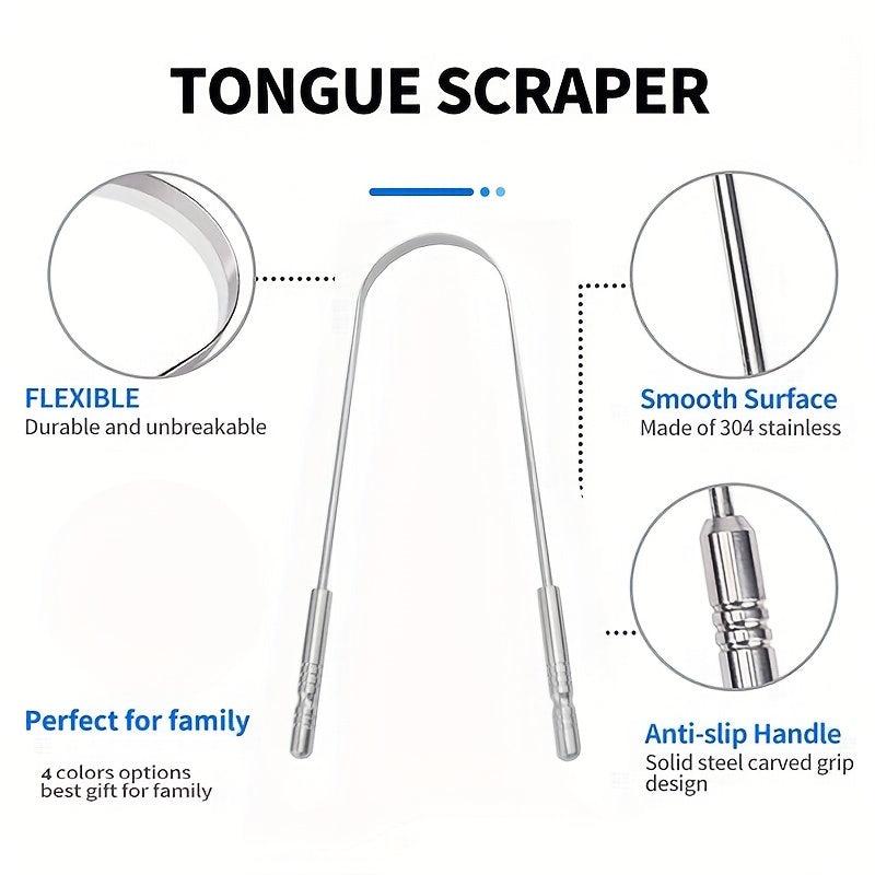 Tongue Scraper Stainless Steel Oral Care Tool