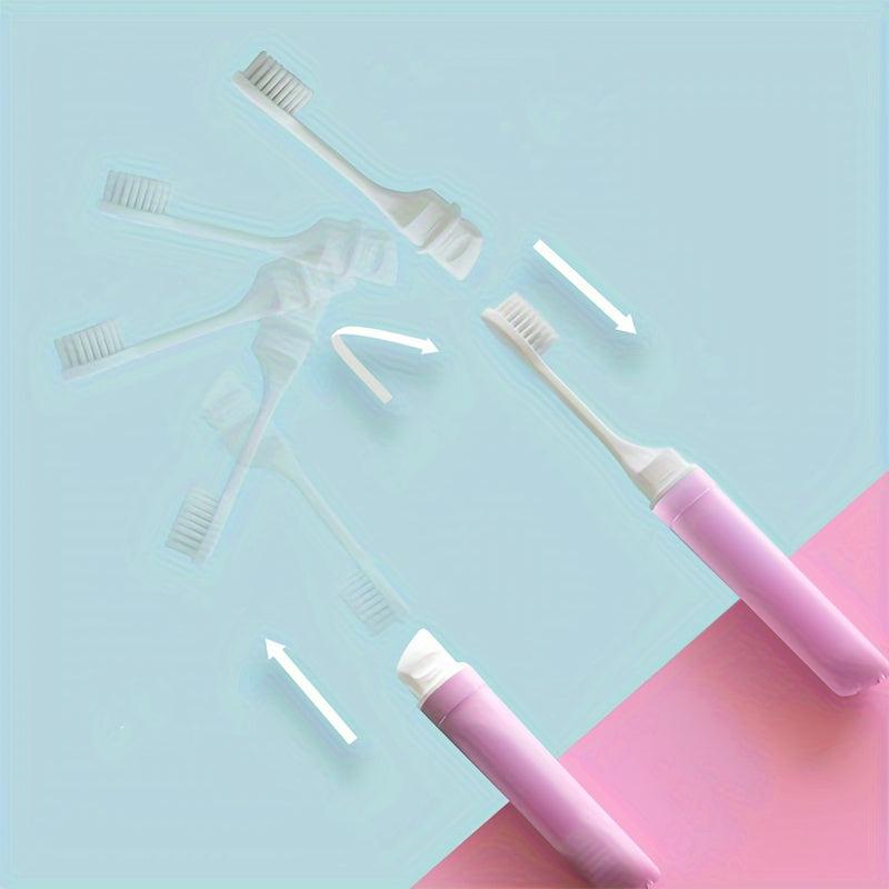 Portable Foldable Travel Toothbrush Soft Manual Toothbrushes