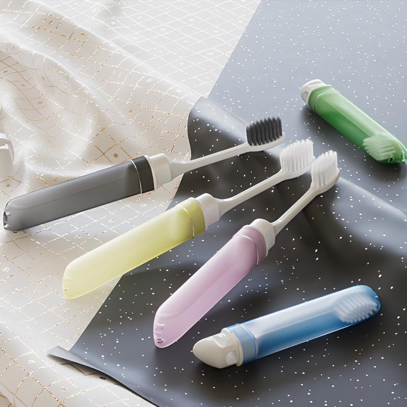 Portable Foldable Travel Toothbrush Soft Manual Toothbrushes