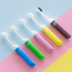 Portable Foldable Travel Toothbrush Soft Manual Toothbrushes