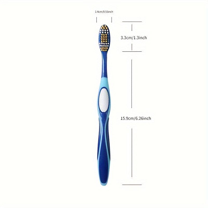 8 Soft Filament ToothBrush Rounded Brush Head For Adults
