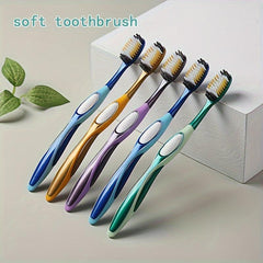 8 Soft Filament ToothBrush Rounded Brush Head For Adults