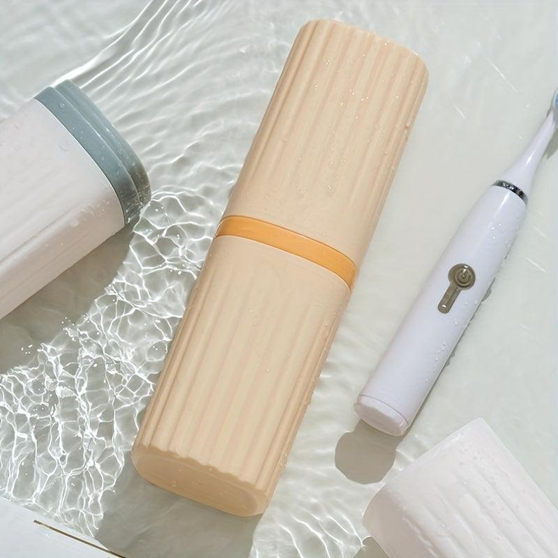 Portable Travel Toothbrush Storage Box Gargle Cup