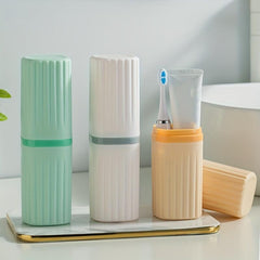 Portable Travel Toothbrush Storage Box Gargle Cup