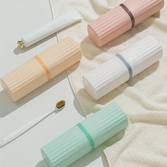 Portable Travel Toothbrush Storage Box Gargle Cup