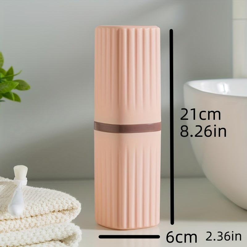 Portable Travel Toothbrush Storage Box Gargle Cup