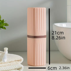 Portable Travel Toothbrush Storage Box Gargle Cup