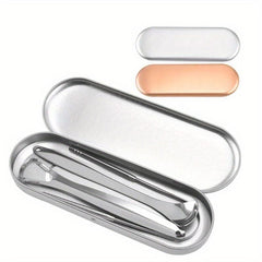 3pcs Tongue Scraper Reduce Bad Breath Oral Care Stainless Steel Tongue Cleaners