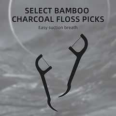 100pcs Dental Floss Picks Oral Cleaning Teeth Line For Adults