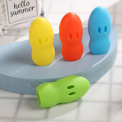 4pcs Silicone Toothbrush Head Cover Case Storage Box Protector Cap