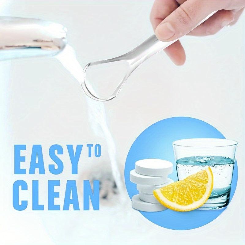 2pcs Tongue Scraper Oral Care Stainless Steel Tongue Cleaners