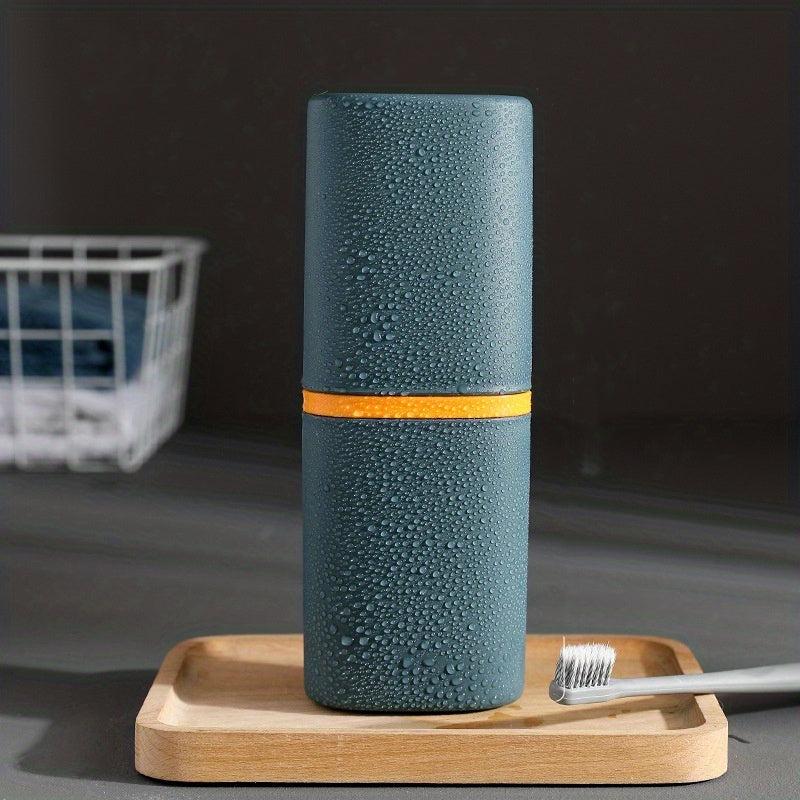 Portable Tooth Cup Travel Toothbrush Storage Box Mouthwash Toothware Box