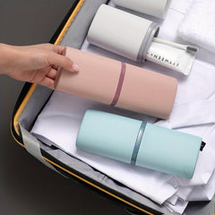 Portable Tooth Cup Travel Toothbrush Storage Box Mouthwash Toothware Box