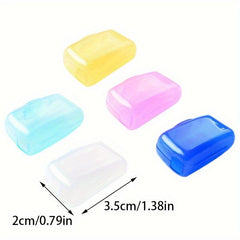 10pcs Portable Toothbrush Head Cover Storage Box Holder for Family Travel