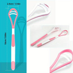 3pcs Tongue Scraper Reduce Bad Breath Silicone Tongue Cleaners