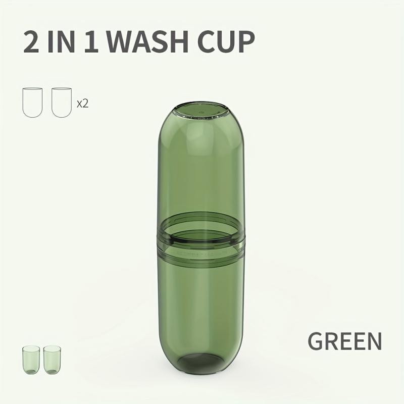 Portable Travel Toothbrush Storage Cup Toothpaste Holder