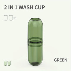 Portable Travel Toothbrush Storage Cup Toothpaste Holder