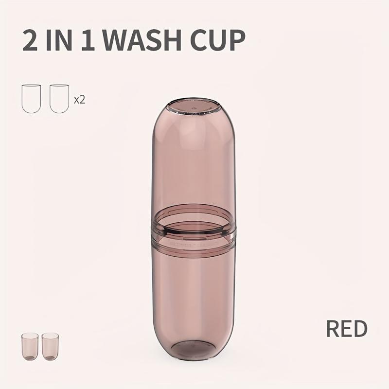 Portable Travel Toothbrush Storage Cup Toothpaste Holder