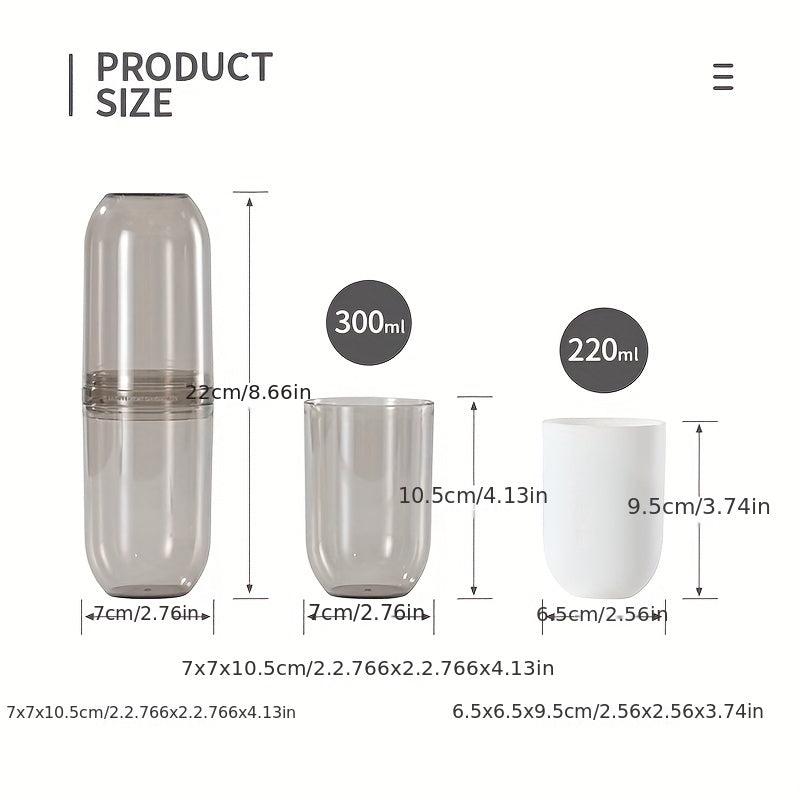 Portable Travel Toothbrush Storage Cup Toothpaste Holder