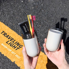 Portable Travel Toothbrush Storage Cup Toothpaste Holder