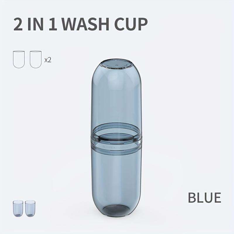 Portable Travel Toothbrush Storage Cup Toothpaste Holder