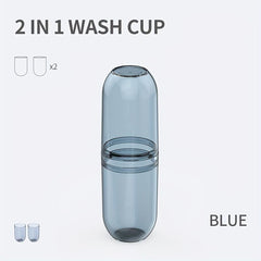 Portable Travel Toothbrush Storage Cup Toothpaste Holder
