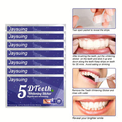 Teeth Whitening Strips Non Sensitive Tooth Bleaching Brightening Strips