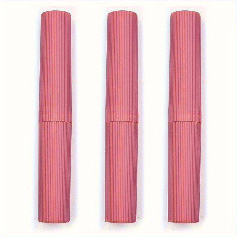 3pcs Travel Toothbrush Storage Case Portable Holder Cup