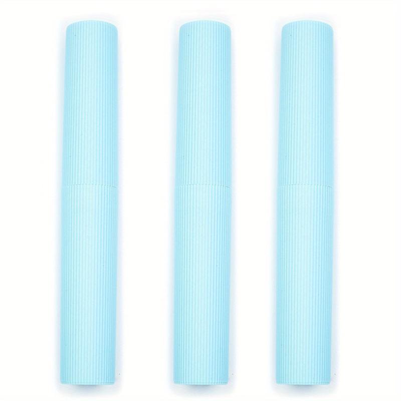 3pcs Travel Toothbrush Storage Case Portable Holder Cup