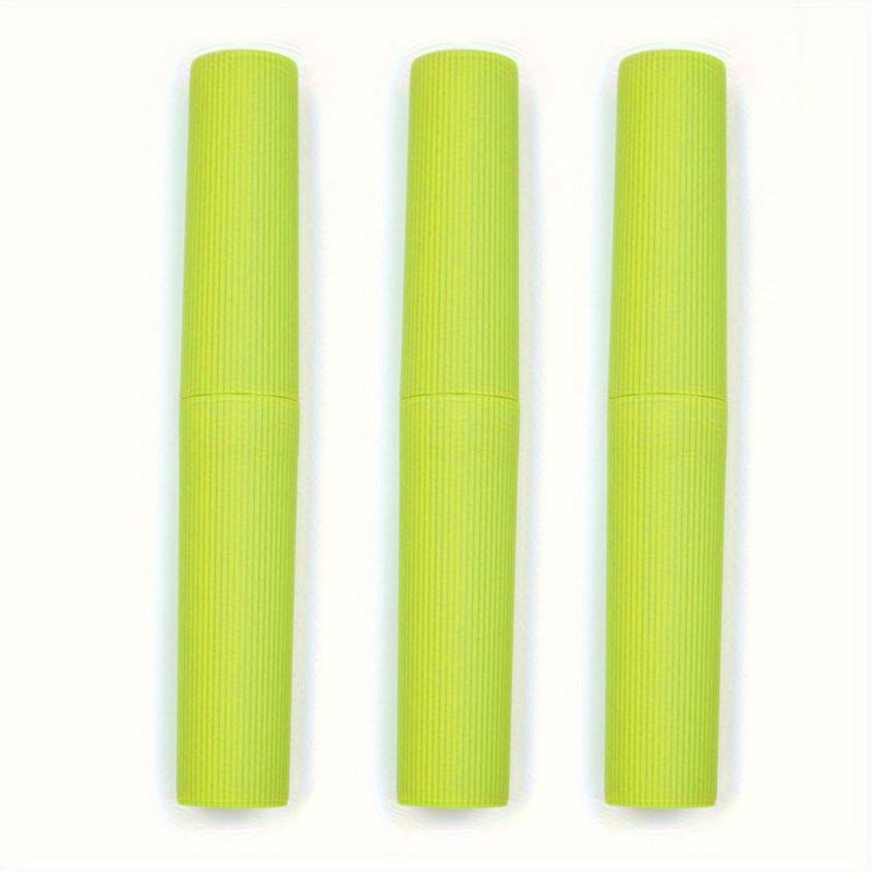 3pcs Travel Toothbrush Storage Case Portable Holder Cup