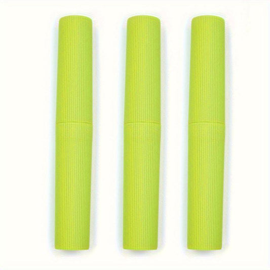 3pcs Travel Toothbrush Storage Case Portable Holder Cup