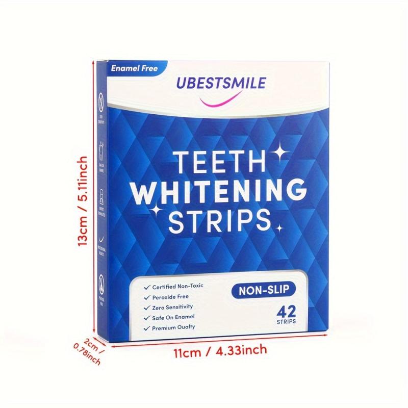 Teeth Whitening Strips Non Sensitive Brighten Tooth Bleaching