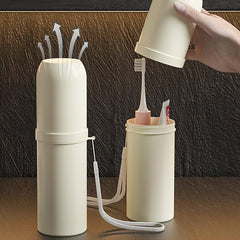 Portable Toothbrush Storage Container Box & Gargle Cup