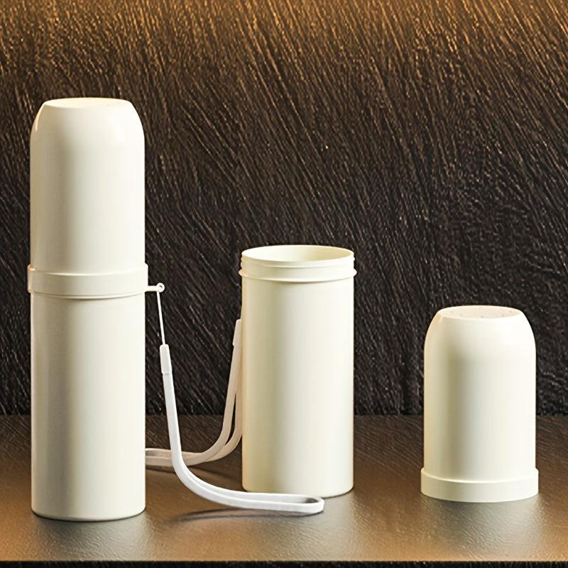 Portable Toothbrush Storage Container Box & Gargle Cup