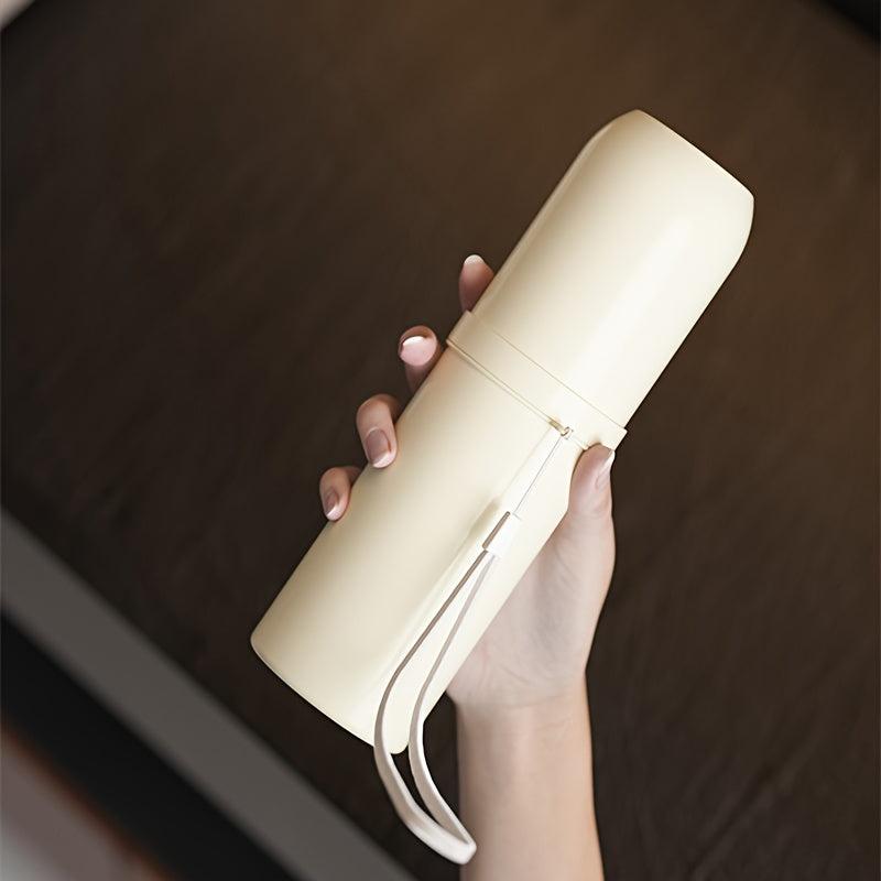 Portable Toothbrush Storage Container Box & Gargle Cup