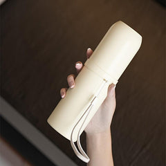 Portable Toothbrush Storage Container Box & Gargle Cup
