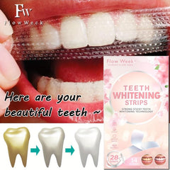 Teeth Whitening Strips Non Sensitive Set - Brighten & Bleach Teeth