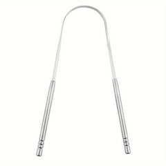 1pc Stainless Steel Tongue Scraper for Oral Care