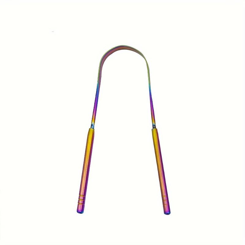 1pc Stainless Steel Tongue Scraper for Oral Care