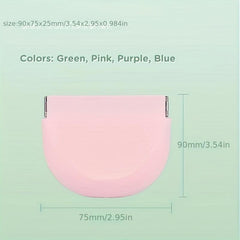 Silicone Denture Braces Bath Case Cup Box Holder Cleaner with Vent Holes