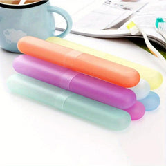 5pcs Toothbrush Storage Case Portable Travel Mouthwash Brushing Cup